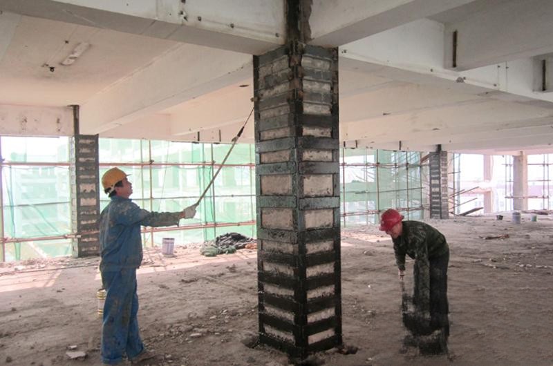 东阳型钢外包钢加固施工的质量怎么做检测？